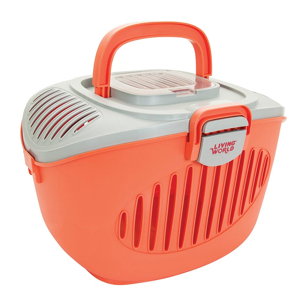 *LW Cage de Transport Paws 2 Go Rose Saumon pour Petits Animaux