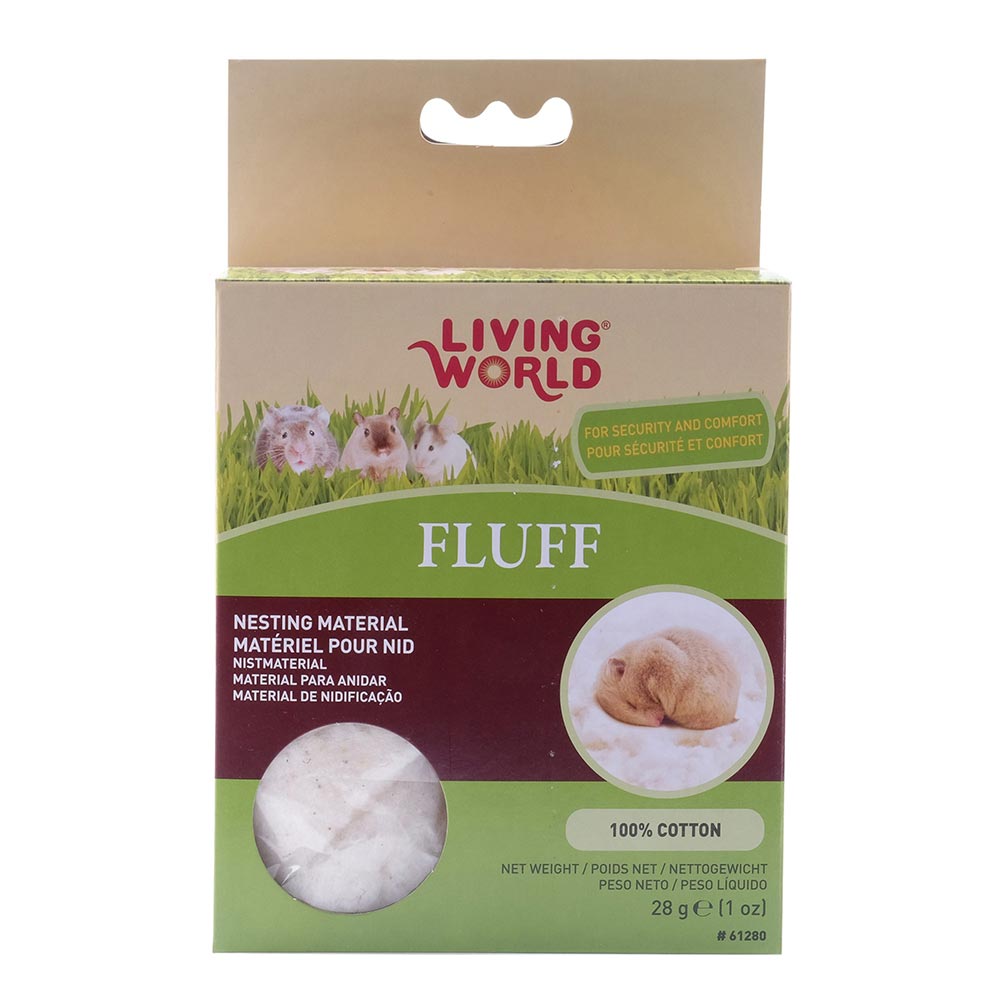 Living World - Duvet de Coton pour Nid - Litière pour Hamsters