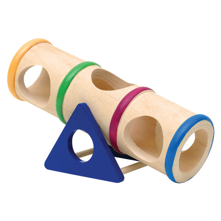 Living World - Bascule Playground en Bois Coloré - Jouet pour Hamsters
