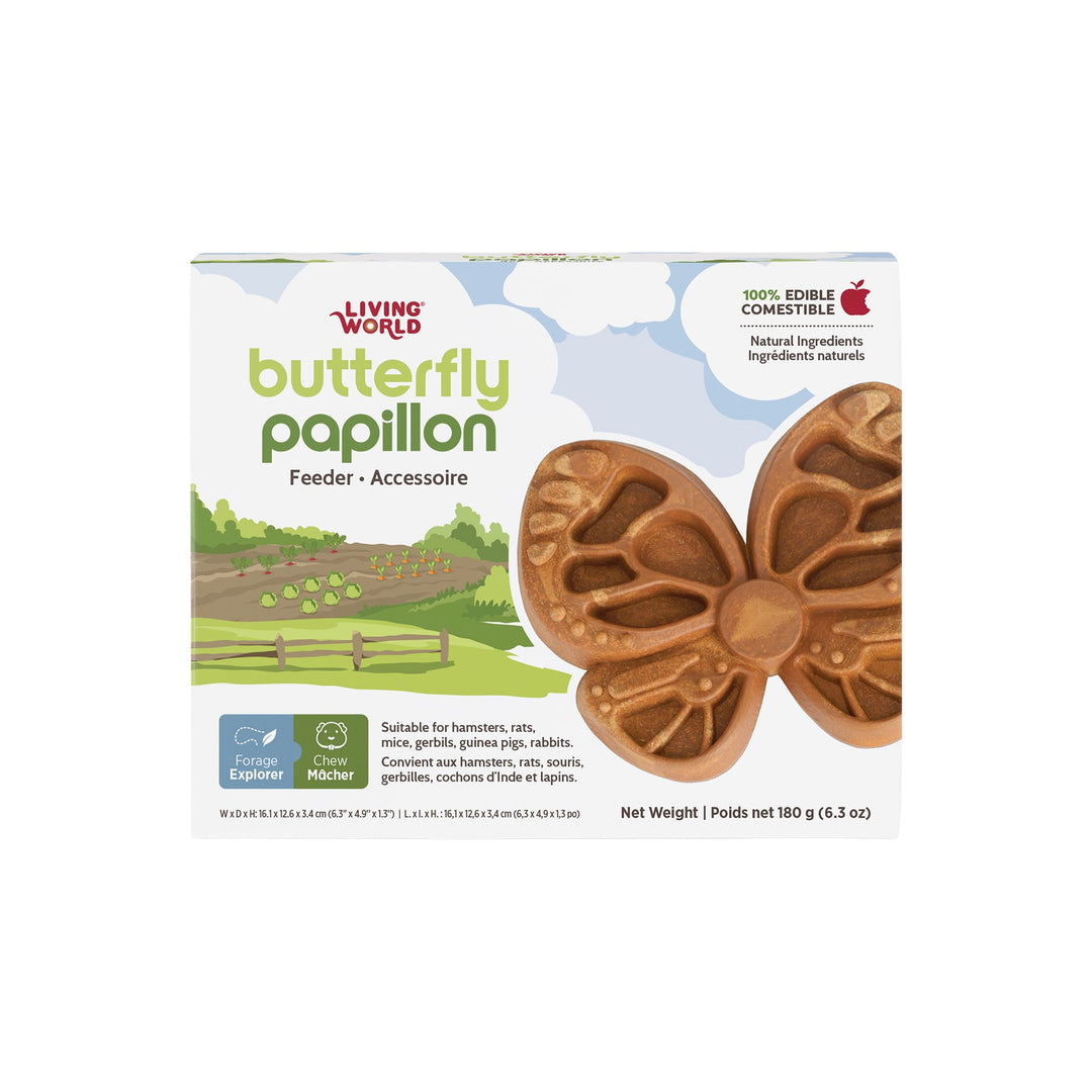 Living World - Plat de Nourrissage Comestible - Accessoire pour Rongeurs