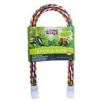 Voir l’image dans la galerie, LW Perchoir Knot-A-Rope en Coton Multicolore 0.8x21" pour Oiseaux