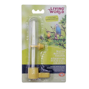Living World - Réservoir à Eau et à Graines en Verre - Abreuvoir pour Oiseaux