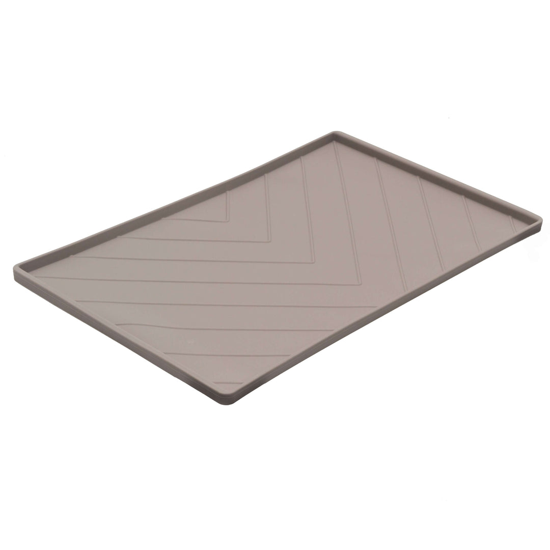 MESSY MUTTS Tapis Travers de Métal Gris L