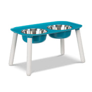Messy Mutts - Gamelle Double Surélevée Ajustable - Bol pour Chiens