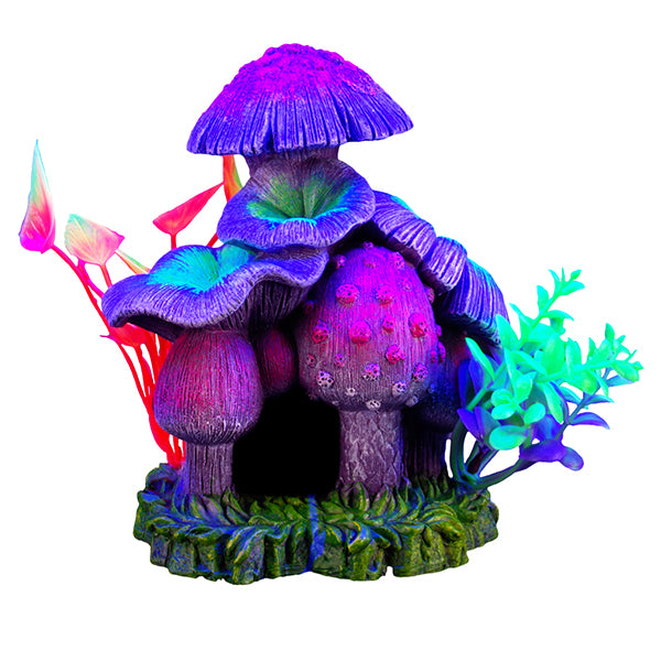 *MARINA iGlo Maison Champignons/Plantes 6" pour Aquarium