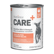 Nutrience Care - Chien Adulte Peau et Estomac Sensibles, Pâté de Canard, Saumon et Citrouille - Nourriture Humide pour Chiens