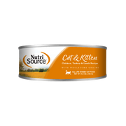 NutriSource - Chat & Chaton Pâté de Poulet, Dinde et Agneau - Nourriture Humide pour Chats