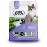 NutriSource - Poulet et Saumon - Nourriture Sèche Sans Grains pour Chats & Chatons