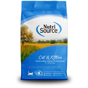 NutriSource - Chat & Chaton Poulet, Saumon et Foie - Nourriture Sèche pour Chats
