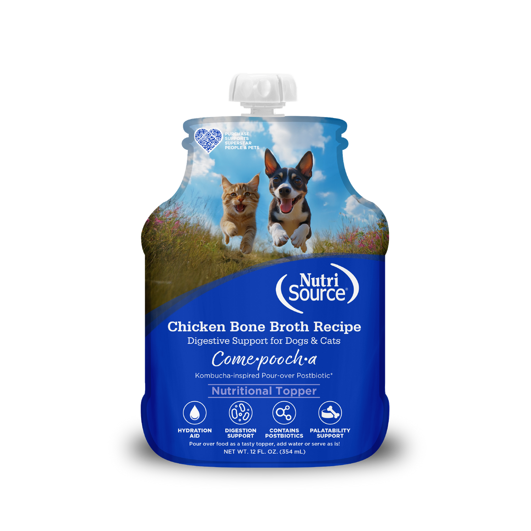 NutriSource Come-Pooch-A - Bouillon d’Os de Poulet - Complément Alimentaire pour Chiens en Sachet