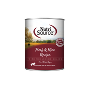 NutriSource - Pâté Boeuf et Riz - Nourriture Humide pour Chiens