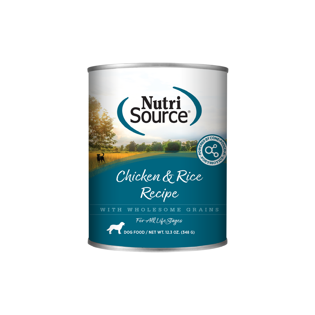 NutriSource - Chien Pâté de Poulet et Riz - Nourriture Humide pour Chiens