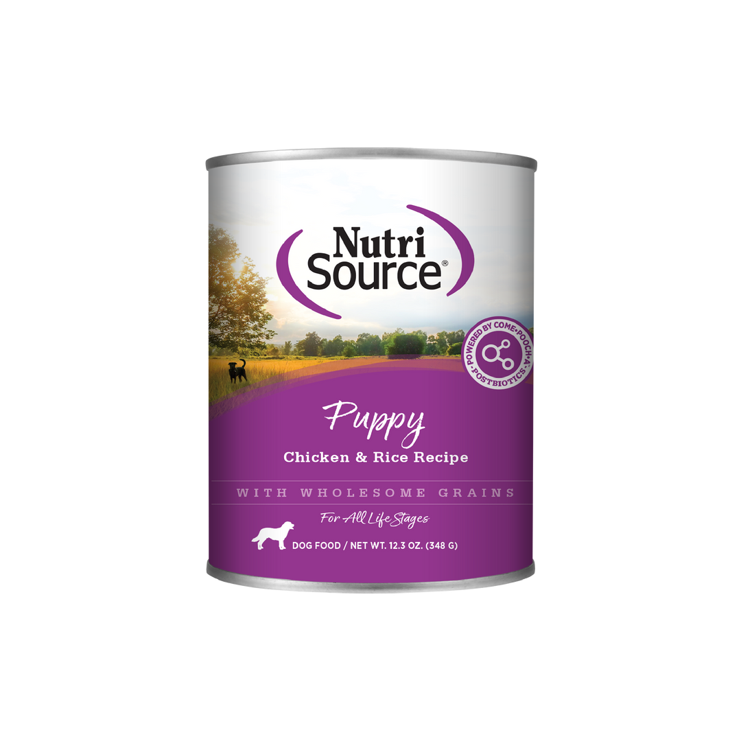 NutriSource - Pâté Poulet et Riz - Nourriture Humide pour Chiots