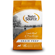 NutriSource Sans Grains - Agneau et Pois - Nourriture Sèche pour Chiens
