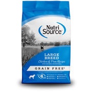 NutriSource - Chien Grande Race Poulet et Pois - Nourriture Sèche Sans Grains pour Chiens