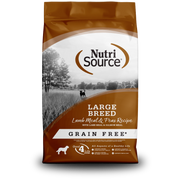 NutriSource - Chien Grande Race Agneau et Pois - Nourriture Sèche Sans Grains pour Chiens