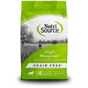 NutriSource Sans Grains - Gestion du Poids, Dinde et Poissons - Nourriture Sèche pour Chiens
