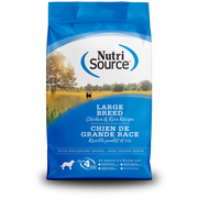 NutriSource - Chien Grande Race - Poulet et Riz - Nourriture Sèche pour Chiens