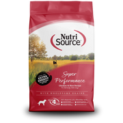 NutriSource Grains Santé - Super Performance, Poulet et Riz - Nourriture Sèche pour Chiens