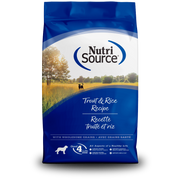 NutriSource Grains Santé - Truite et Riz - Nourriture Sèche pour Chiens Adultes