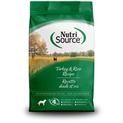 NutriSource Grains Santé - Dinde et Riz - Nourriture Sèche pour Chiens Adultes