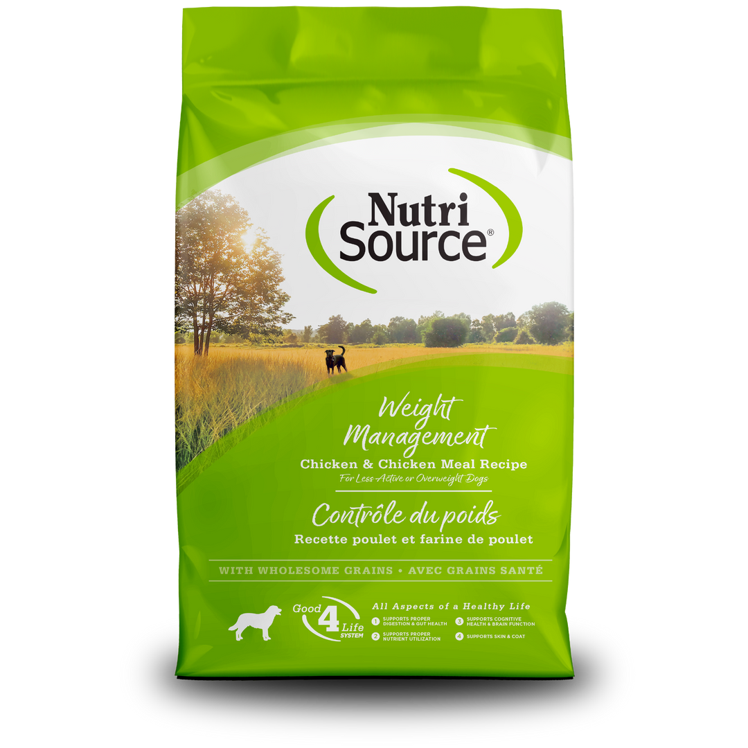 NutriSource - Chien Gestion du Poids Poulet - Nourriture Sèche pour Chiens