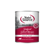 NutriSource Sans Grains - Pâté Seafood Select (Saumon et Foie de Dinde) - Nourriture Humide pour Chiens