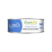 NutriSource PureVita - Chat Pâté de Dinde à Ingrédients Limités - Nourriture Humide Sans Grains pour Chats