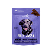 NutriSource - Jerky de Sanglier, Dinde et Saumon - Gâteries Tendres Sans Grains pour Chiens