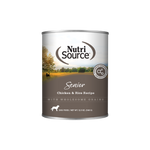 Voir l’image dans la galerie, NutriSource - Pâté Poulet et Riz - Nourriture Humide pour Chiens Seniors