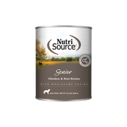 NutriSource - Pâté Poulet et Riz - Nourriture Humide pour Chiens Seniors