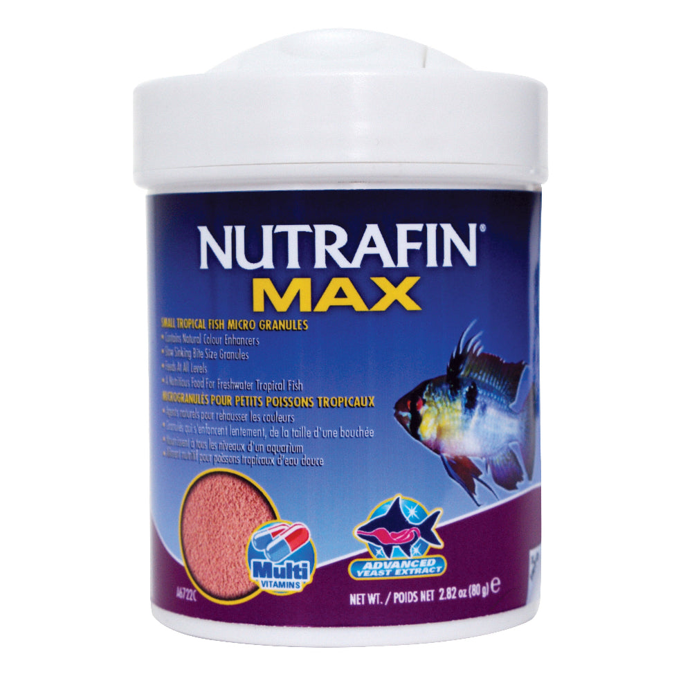 NUTRAFIN MAX Nourriture Microgranulés Poissons Tropicaux S 80g
