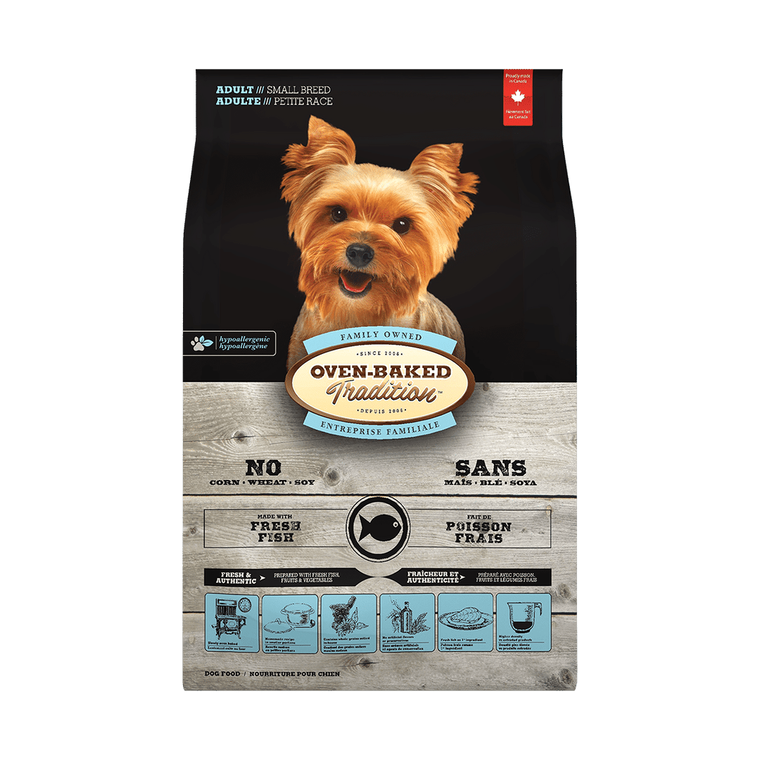 Oven-Baked Tradition - Chien Petite Race Poisson Frais - Nourriture Sèche pour Chiens