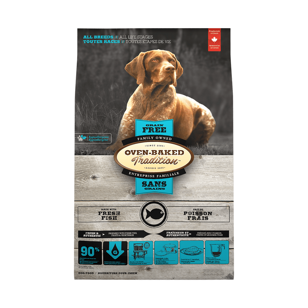 Oven-Baked Tradition Sans Grains - Poisson Frais - Nourriture Sèche pour Chiens