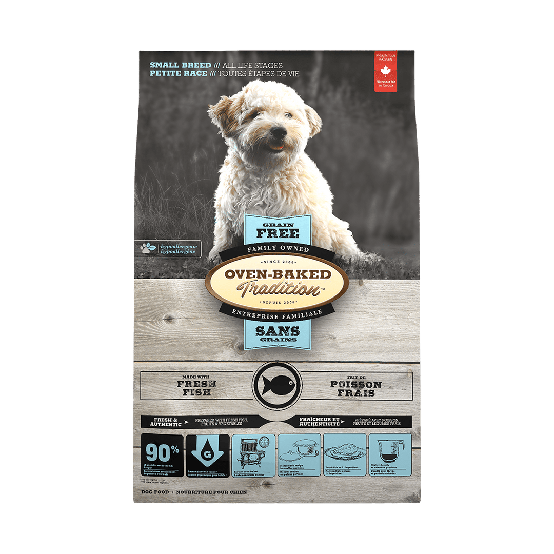 Oven-Baked Tradition Sans Grains - Poisson Frais - Nourriture Sèche pour Chiens de Petites Races