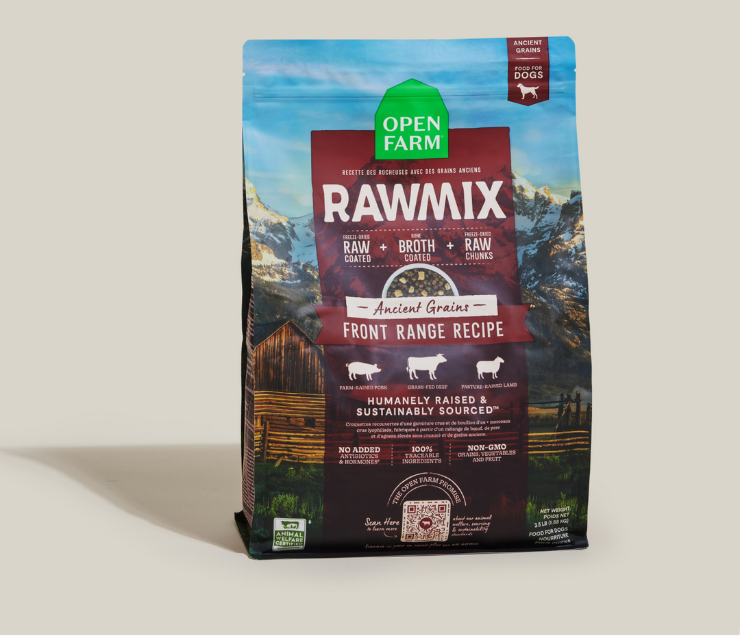 Open Farm RawMix - Chien Recette des Rocheuses et Grains Anciens - Nourriture Sèche pour Chiens