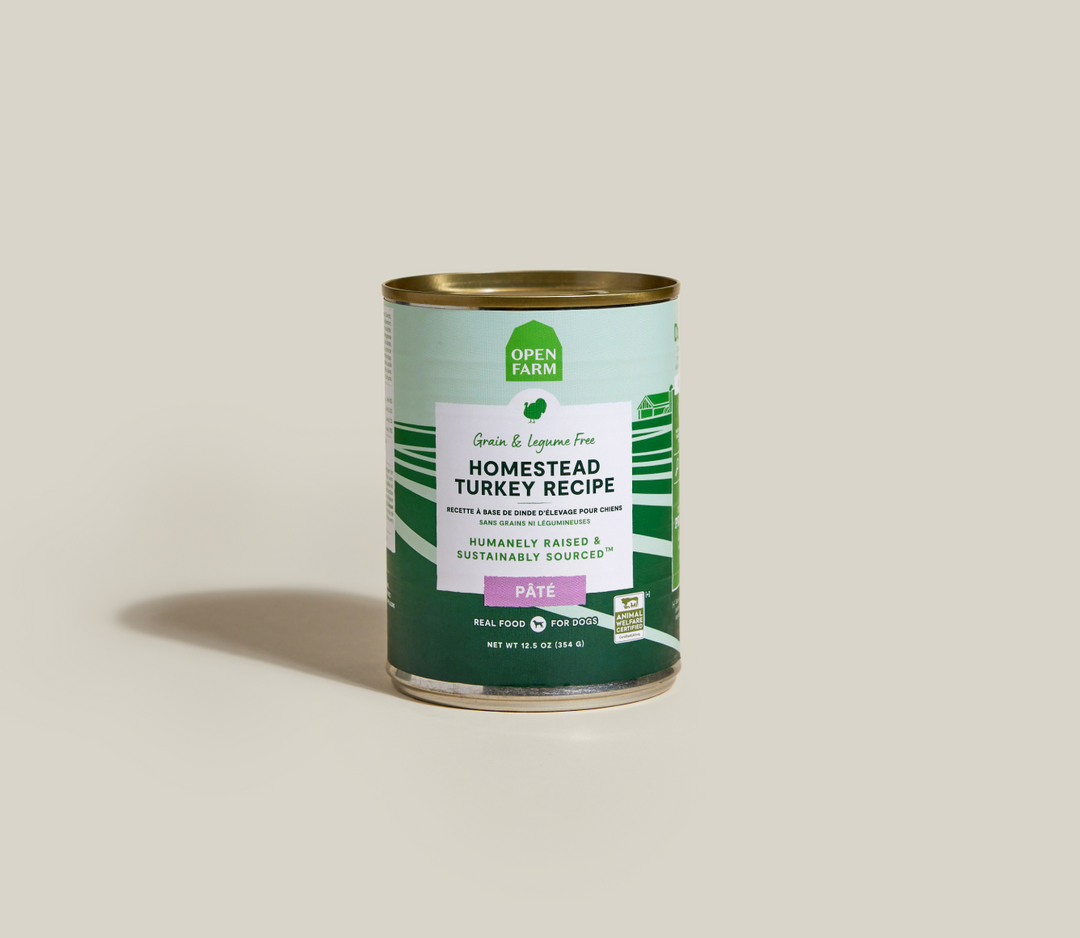 Open Farm - Pâté de Dinde d'Élevage - Nourriture Humide Sans Grains ni Légumineuses pour Chiens