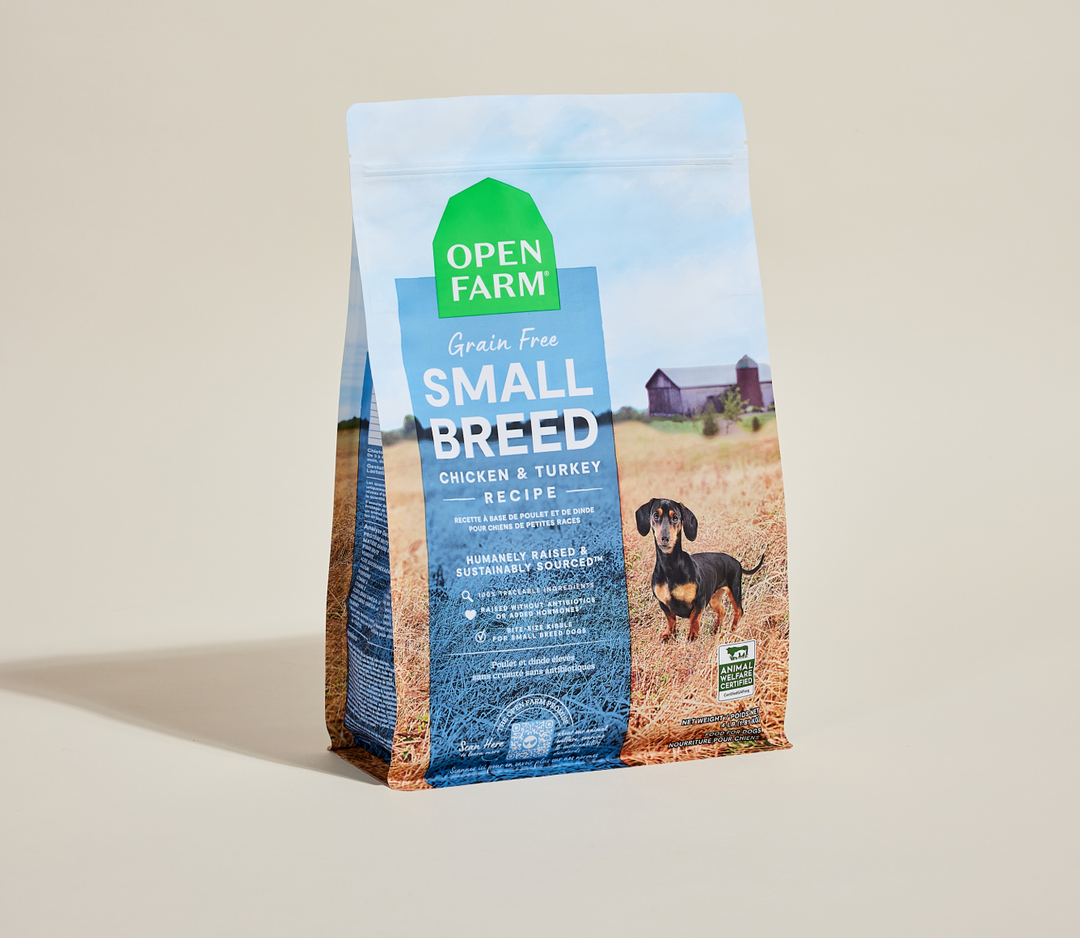 Open Farm Sans Grains - Poulet et Dinde - Nourriture Sèche pour Chiens de Petites Races