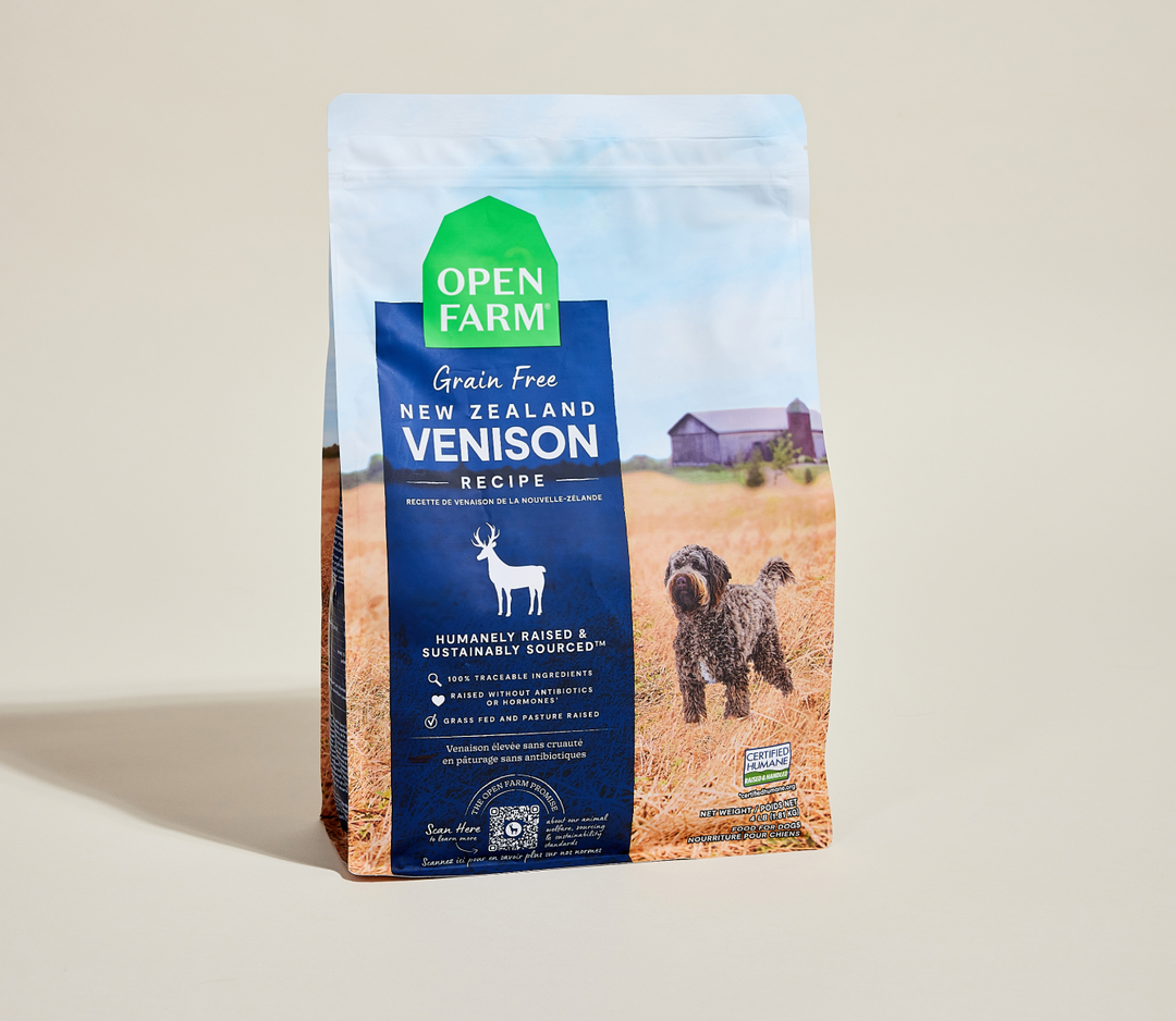 Open Farm - Chien Venaison de la Nouvelle-Zélande - Nourriture Sèche Sans Grains pour Chiens