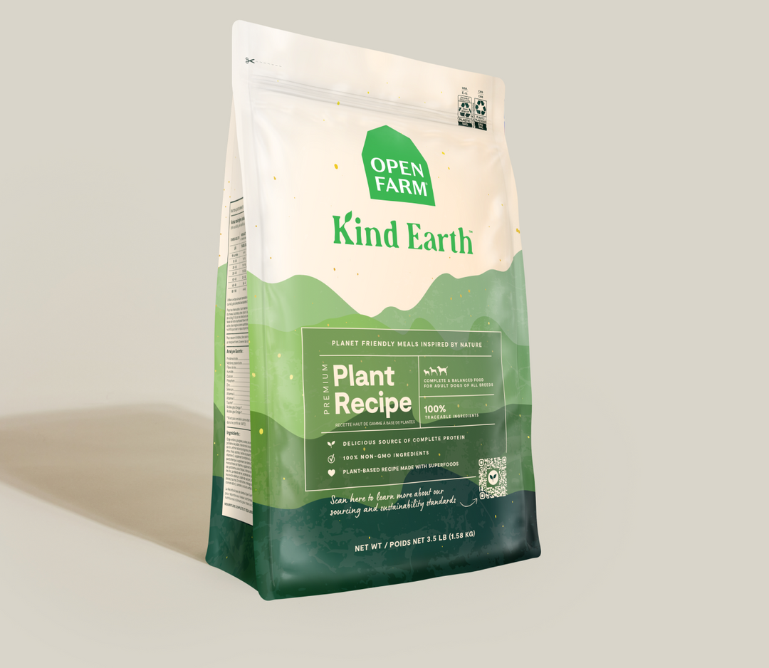 Open Farm Kind Earth - Haut de Gamme à Base de Plantes - Nourriture Sèche Sans OGM pour Chiens