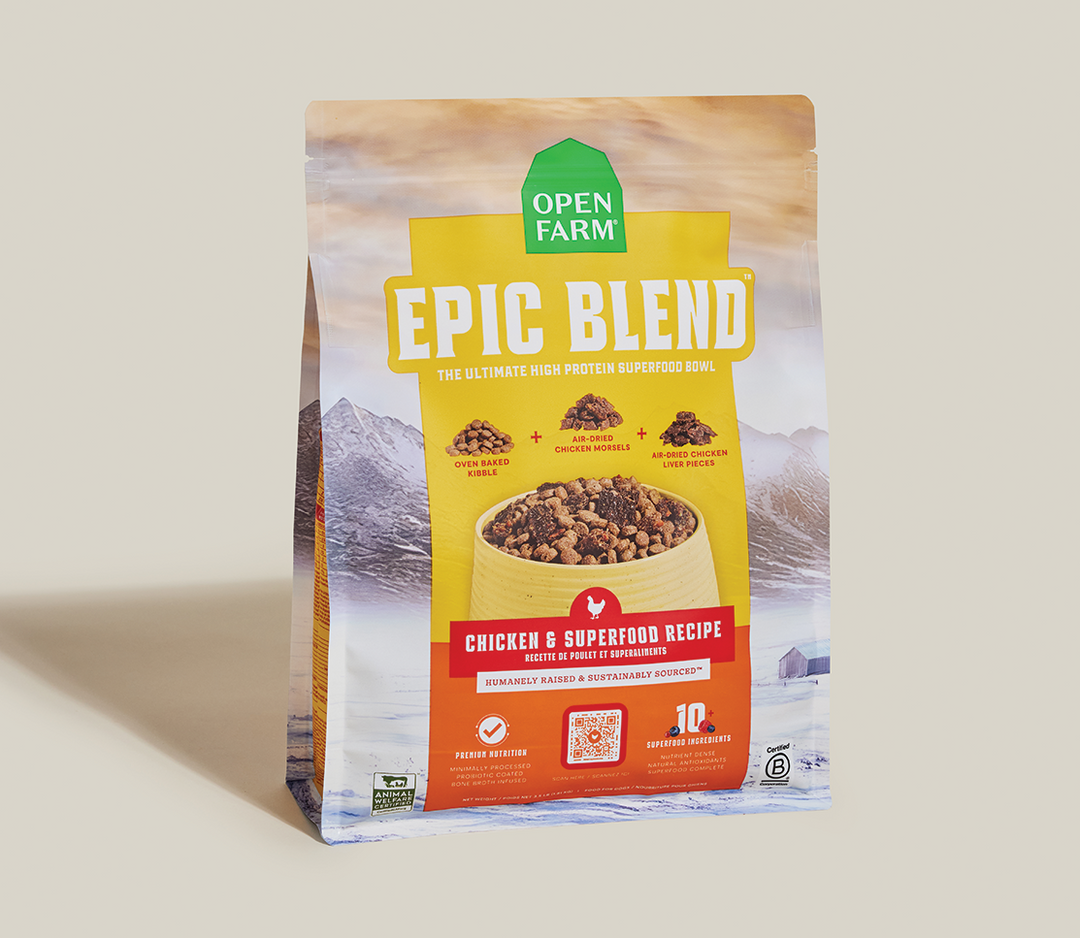 Open Farm Epic Blend - Chien Poulet et Superaliments - Nourriture Sèche pour Chiens