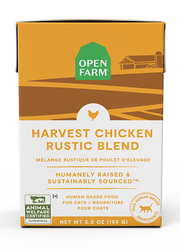 Open Farm - Chat Mélange Rustique de Poulet d'Élevage - Nourriture Humide Sans Grains pour Chats en Tetra Pak