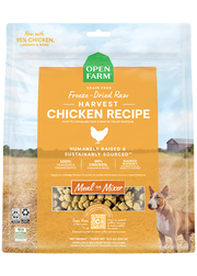 Open Farm Lyophilisé - Bouchées de Poulet Rustique - Nourriture Sèche Sans Grains pour Chiens