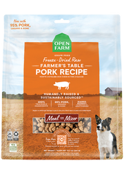 Open Farm - Chien Porc Paysan - Nourriture Sèche Lyophilisée Sans Grains pour Chiens