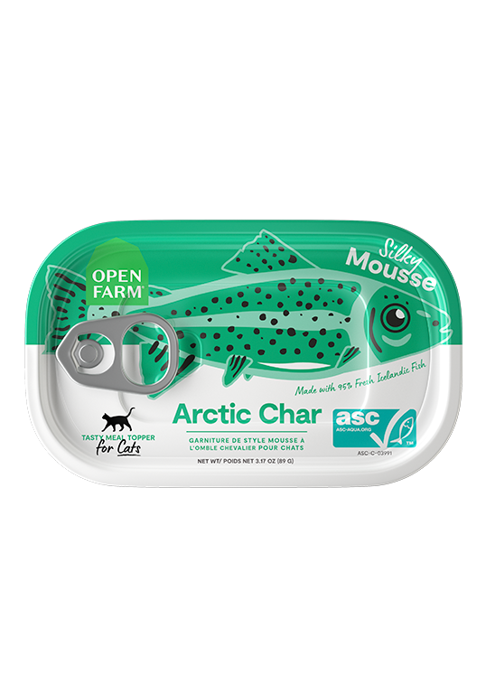 Open Farm - Omble Chevalier en Mousse - Complément Alimentaire pour Chats