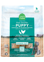 Voir l’image dans la galerie, Open Farm Lyophilisé - Galettes de Poulet et Saumon - Nourriture Sèche Sans Grains pour Chiots