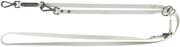 CITYSTYLE Laisse Ajustable en PVC S/M Gris Clair