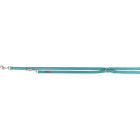 TRIXIE PREMIUM Laisse Adj. Doublée M/L Aqua