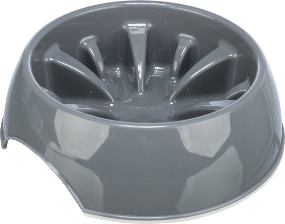 TRIXIE Bol Ralentisseur Plastique 1.4L Gris