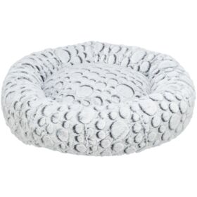 *TRIXIE Lit Rond Mila Gris/Blanc 50cm